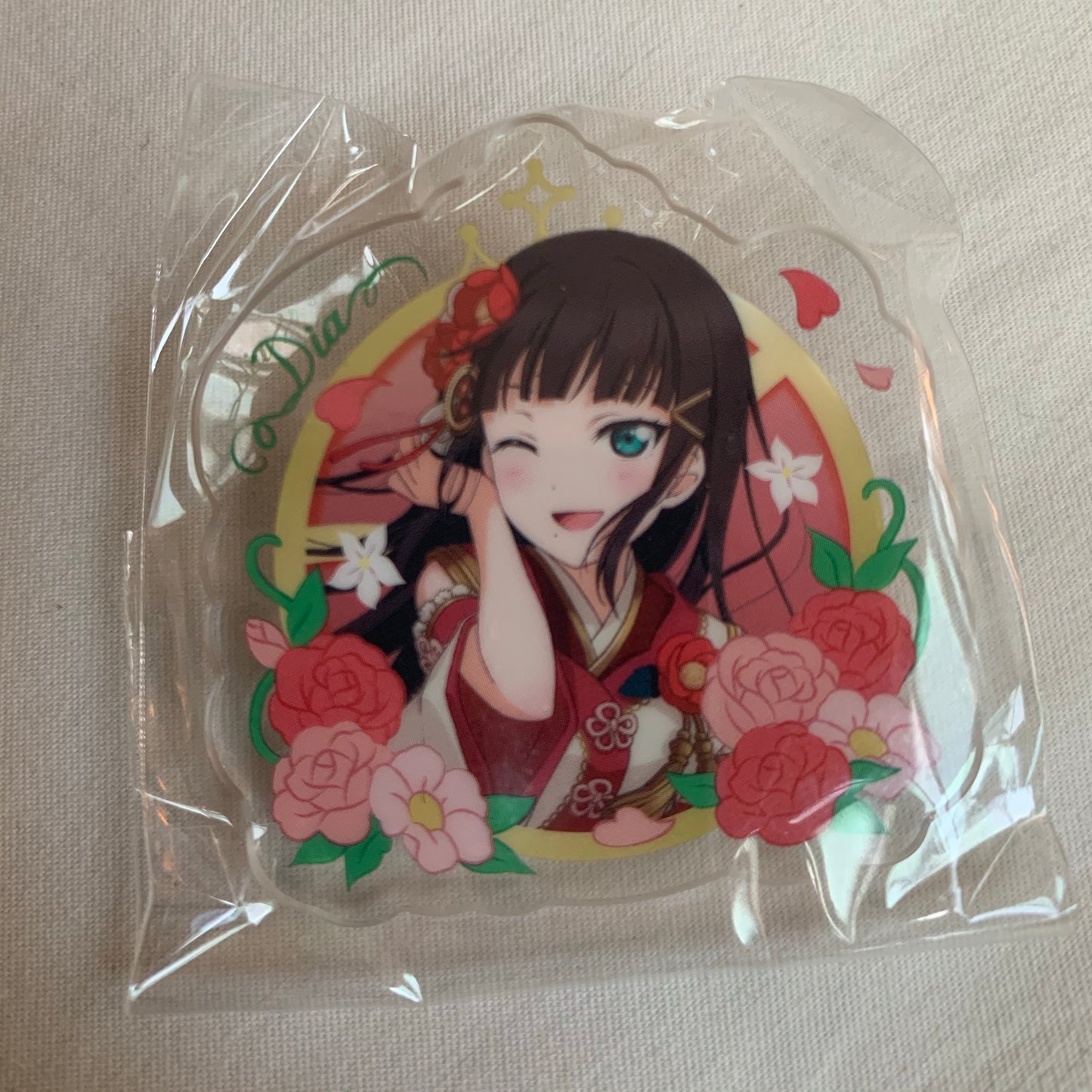 Love Live Rose Bouquet Acrylic Clips