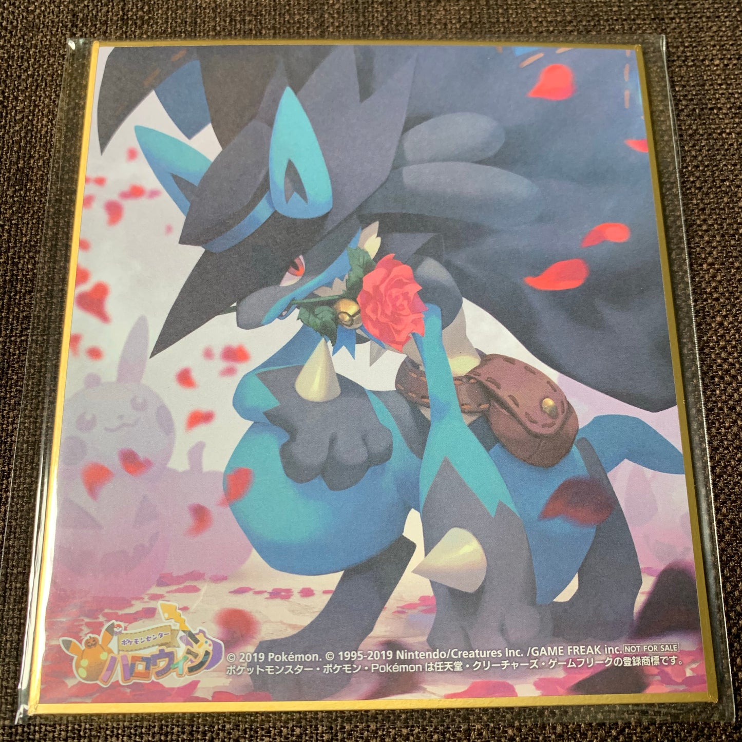 Pokémon Halloween Festival Lucario Art Board