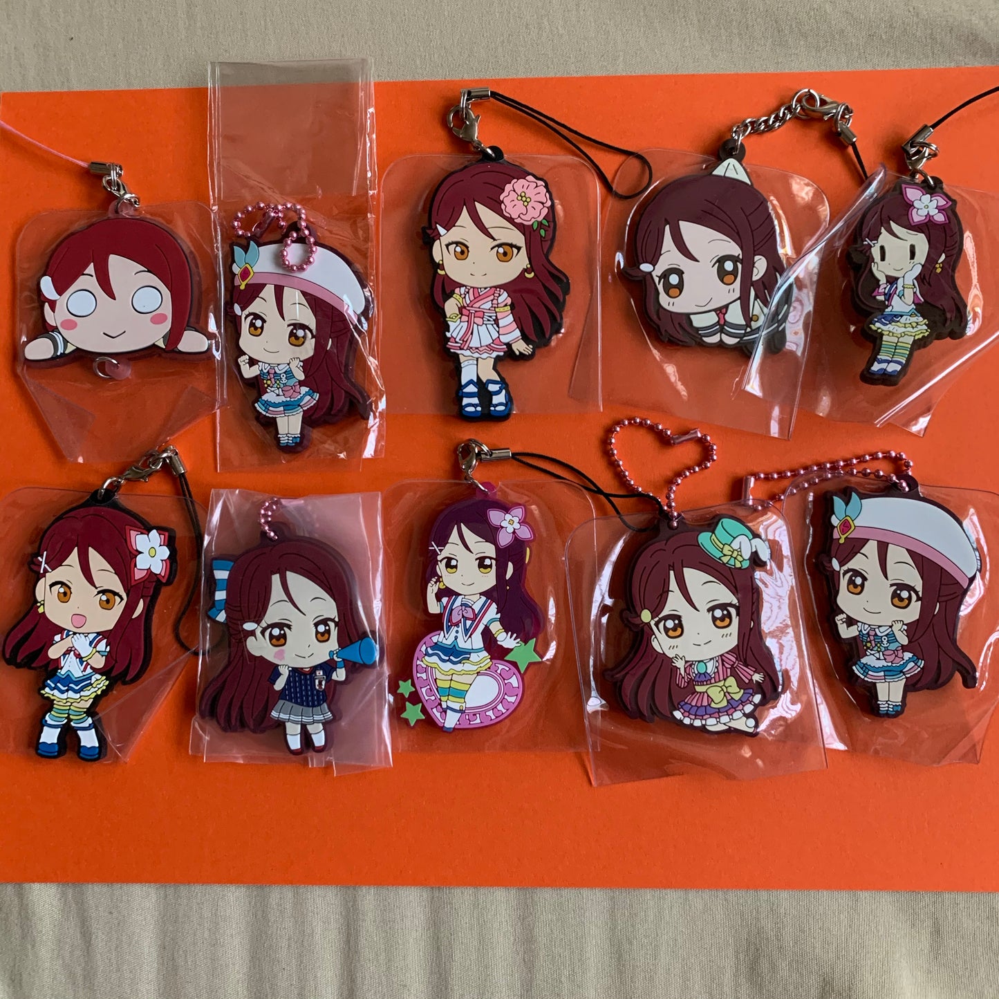 Love Live! Various Riko Rubber Charm