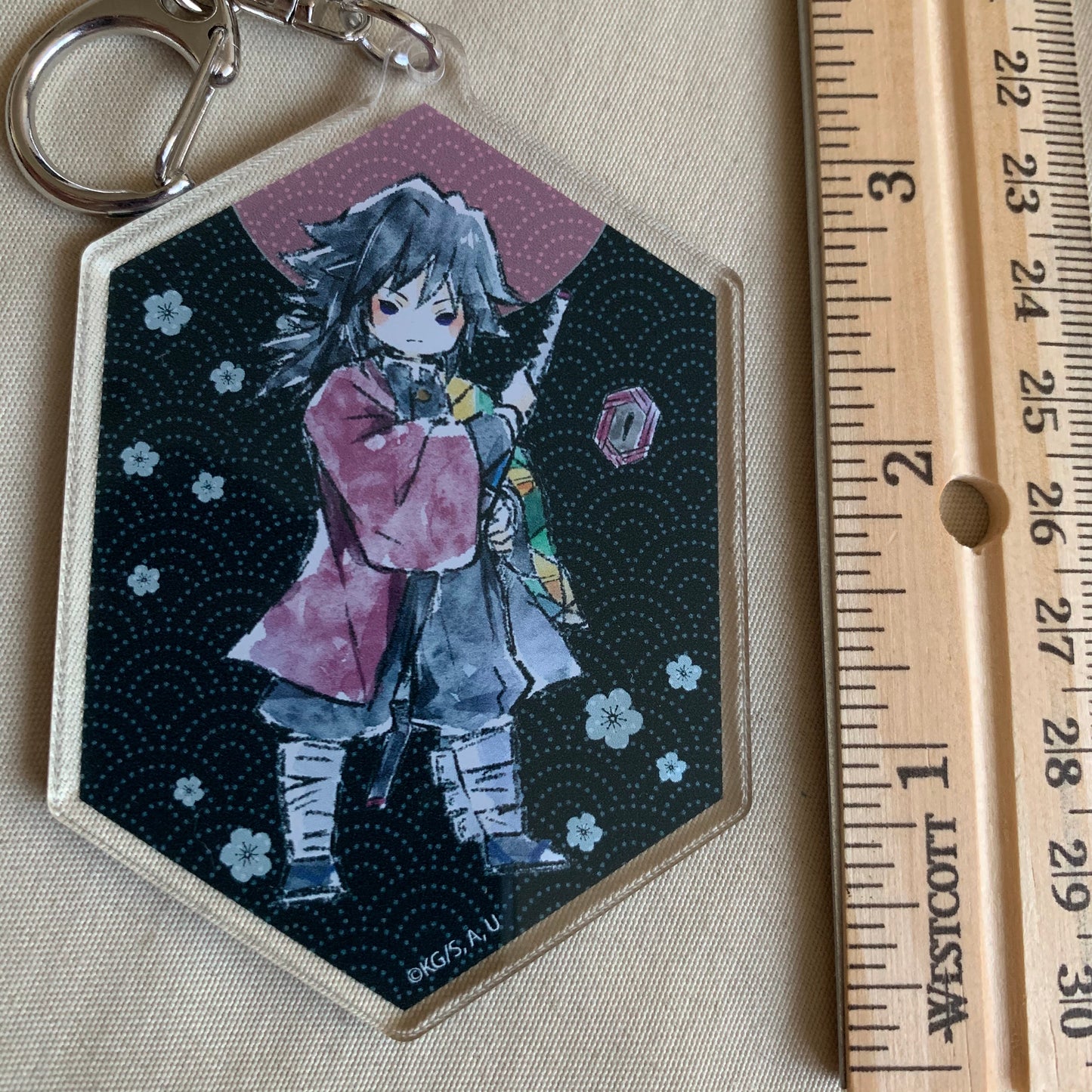 Demon Slayer Graph Art BIG Acrylic Keychain