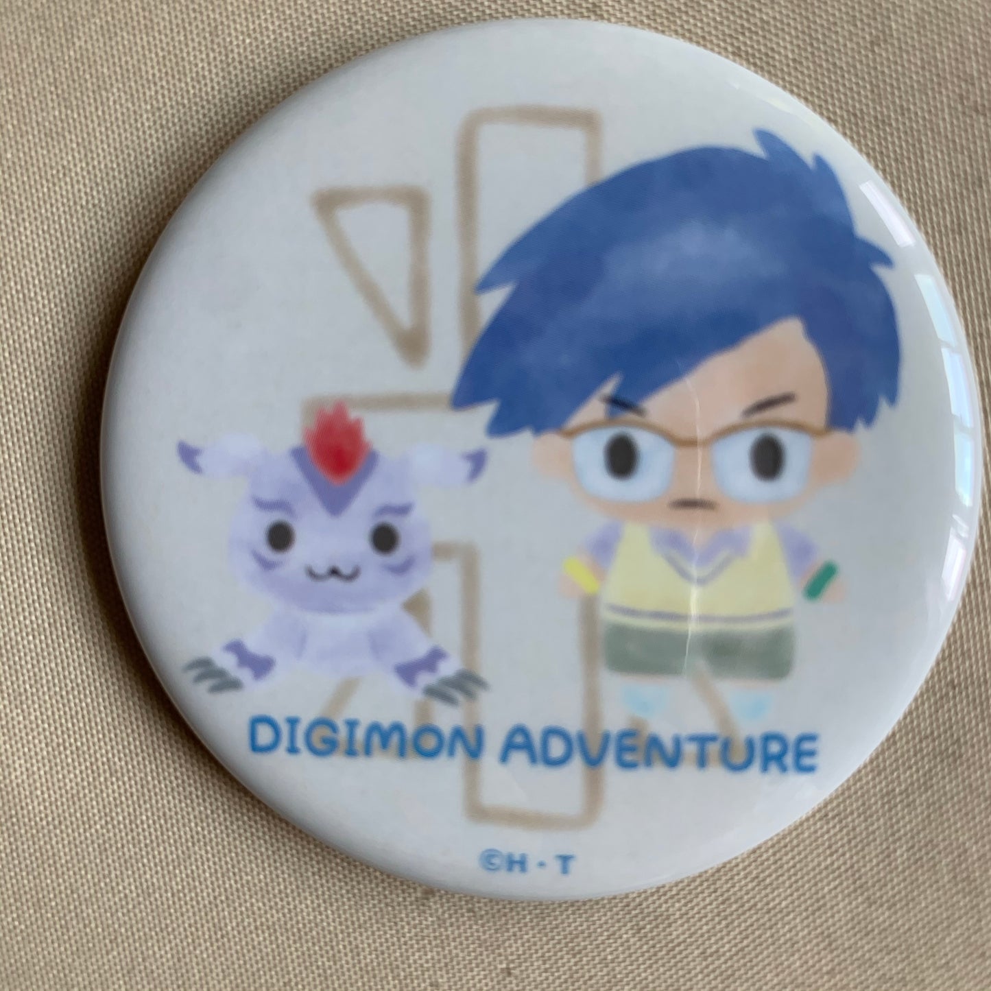 Digimon Adventure X Sanrio Can Badge