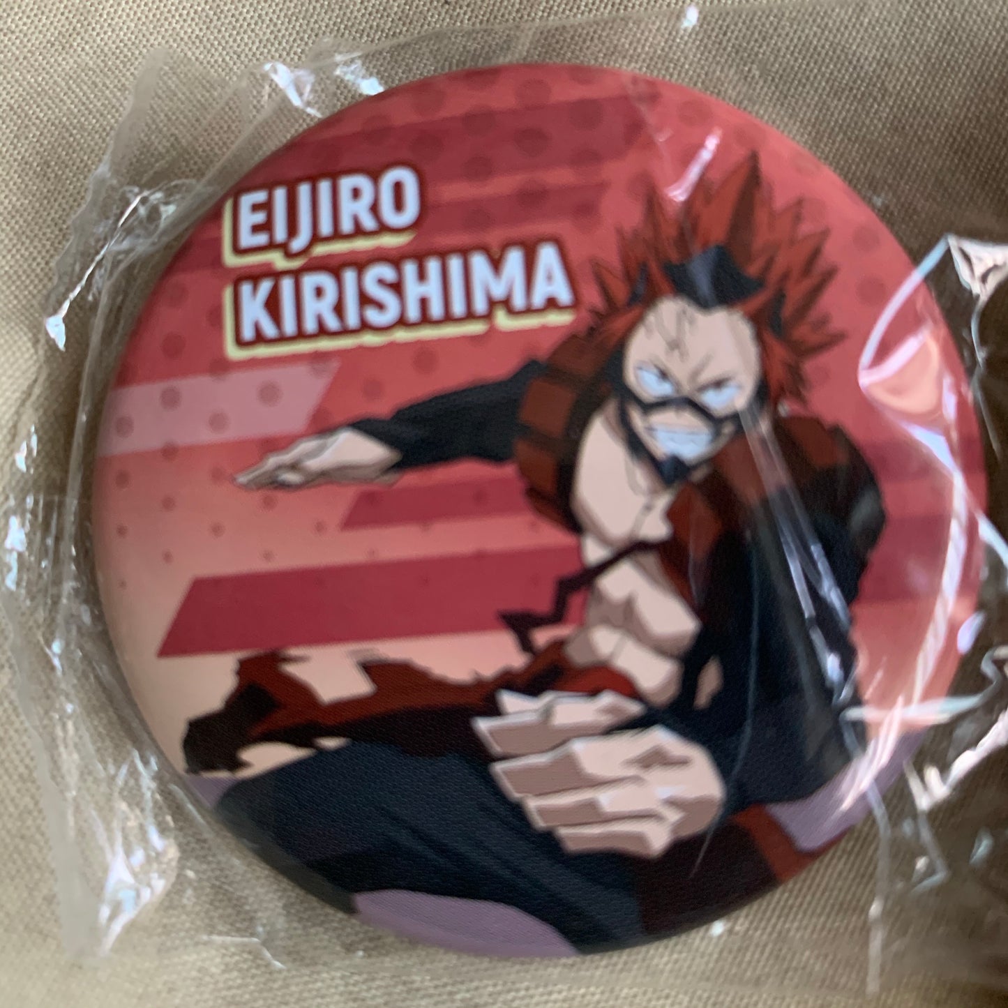 My Hero Academia Attack Pose Can Badge