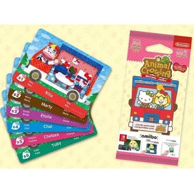 Animal Crossing X Sanrio Amiibo + Cards