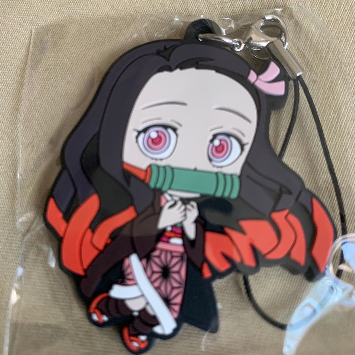 Demon Slayer Action Pose Rubber Charm