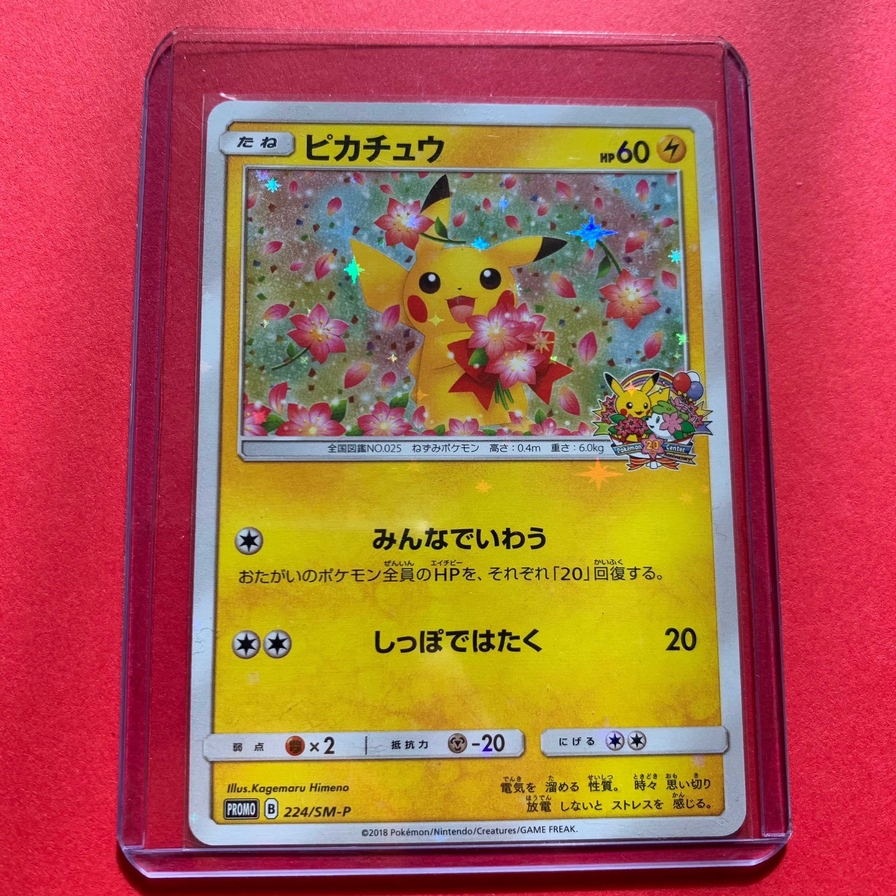 Pokémon TCG Pikachu 20th Anniversary Pokémon Center – Pika Dude