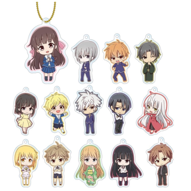 Fruits Basket Chibi Chara Acrylic Keychain