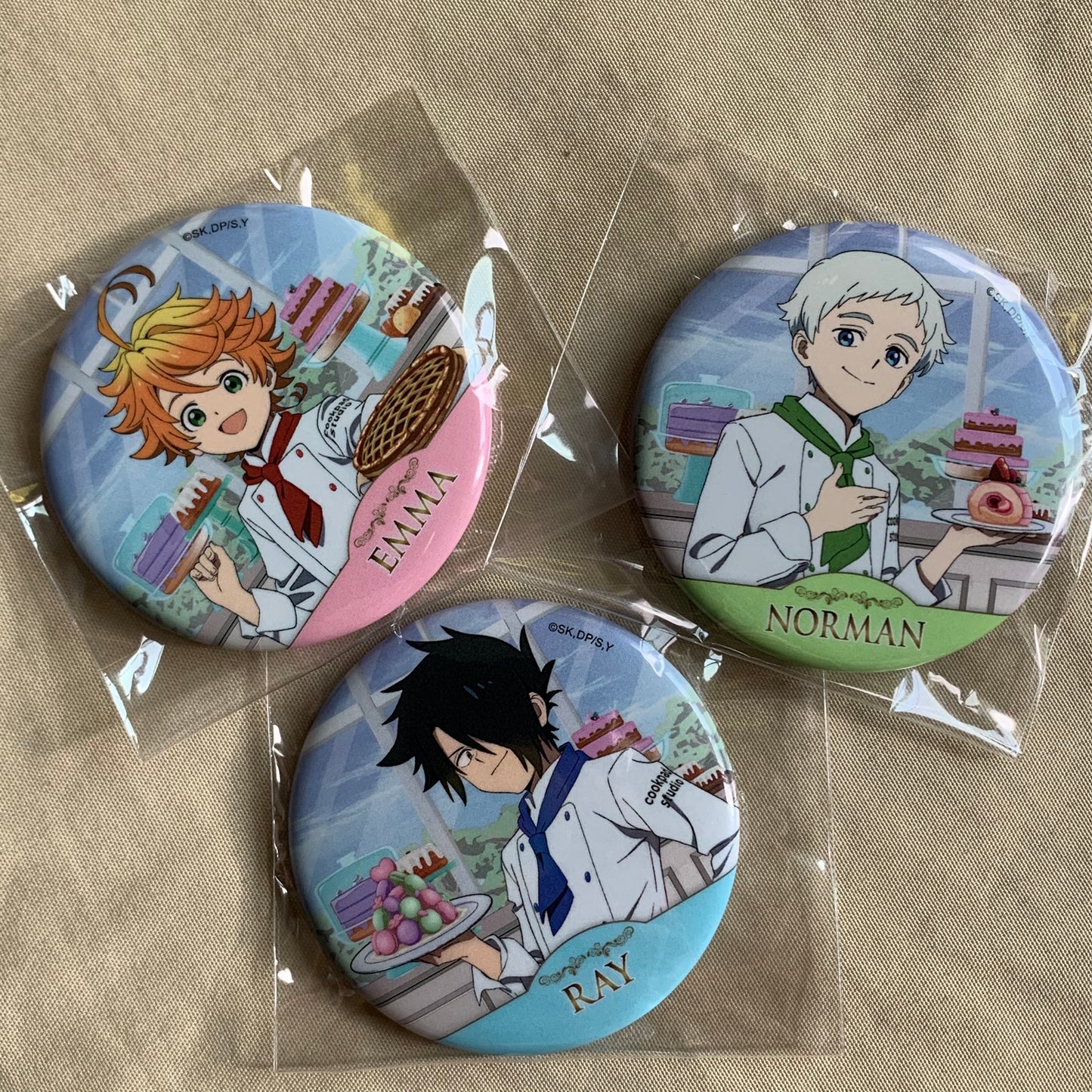 Promised Neverland Cookpad Studio Paradise Festival Can Badge