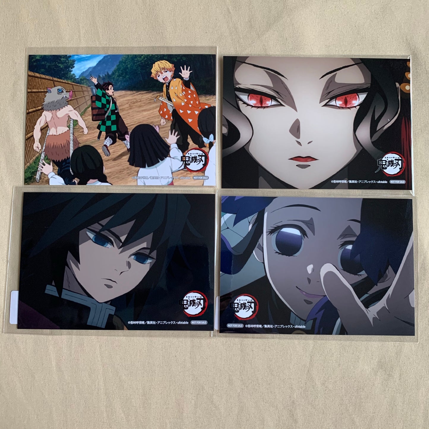 Demon Slayer Cut Scene Postcards