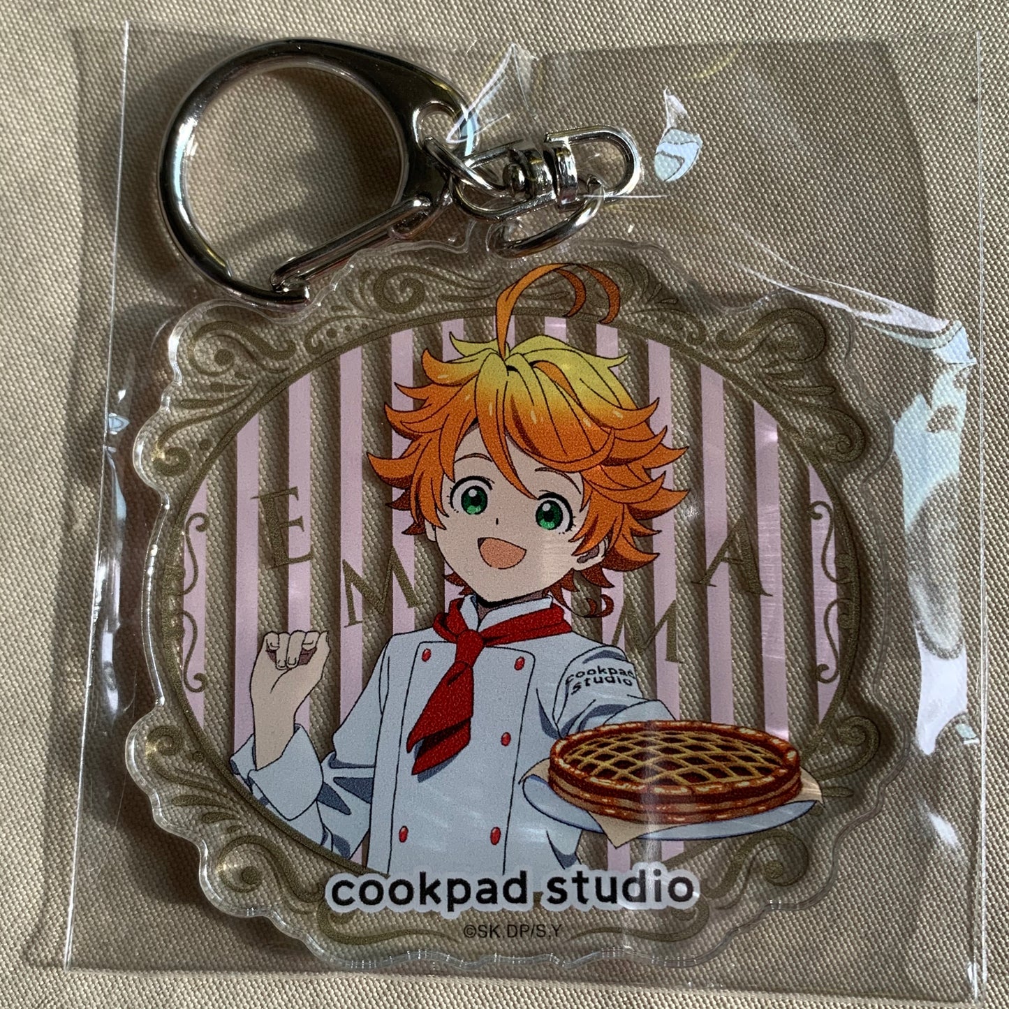 Promised Neverland Cookpad Studio Paradise Festival Acrylic Keychain