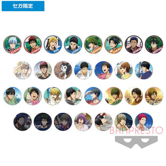 Kuroko's Basketball Memories Collection Can Badge