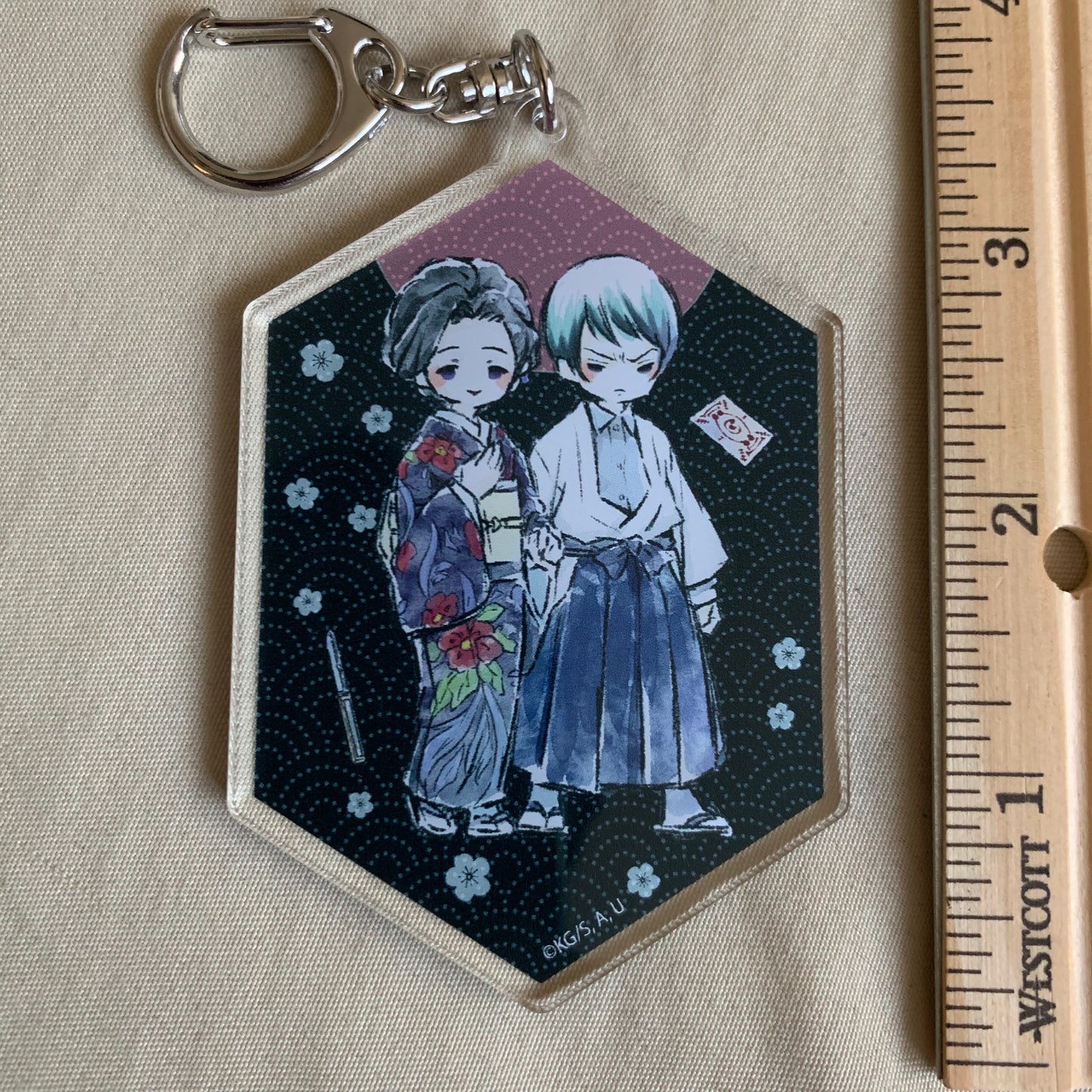 Demon Slayer Graph Art BIG Acrylic Keychain