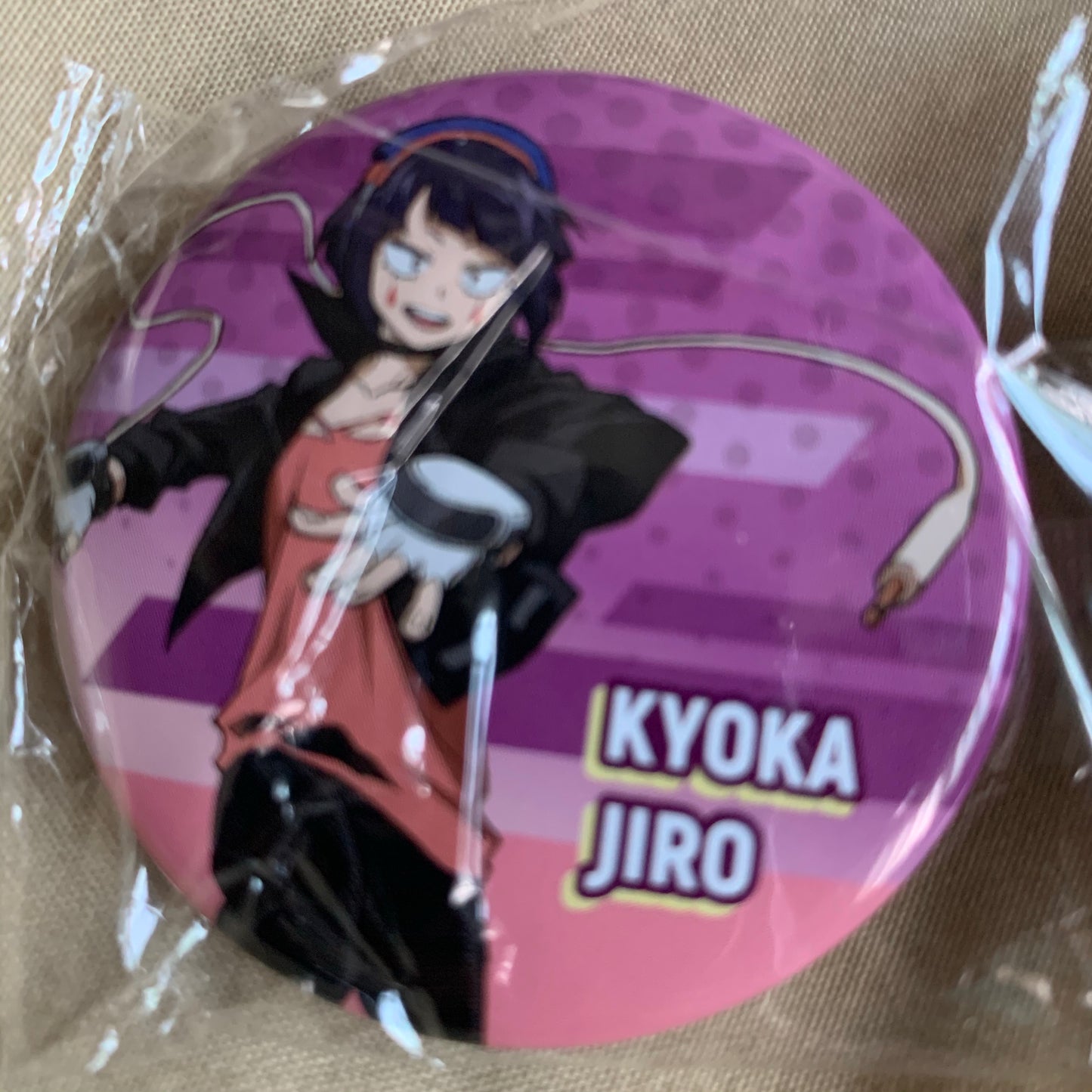 My Hero Academia Attack Pose Can Badge