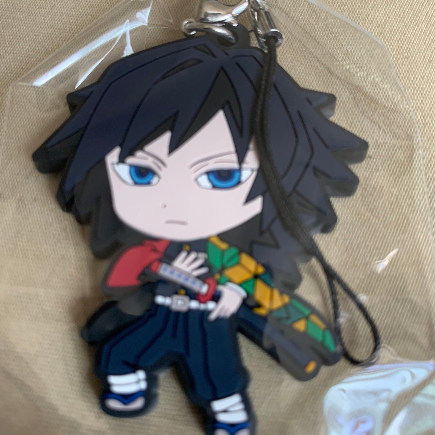 Demon Slayer Action Pose Rubber Charm