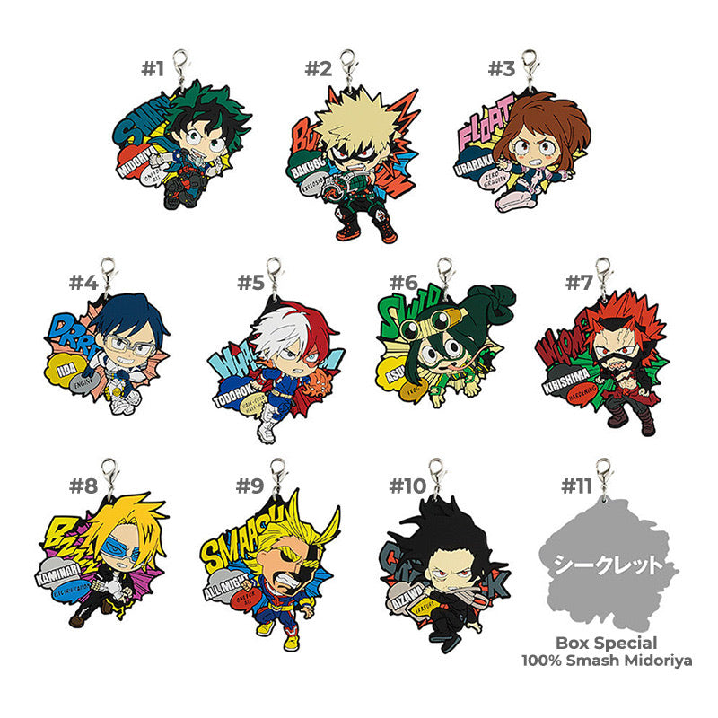 My Hero Academia Ichiban Kuji Action Rubber Strap