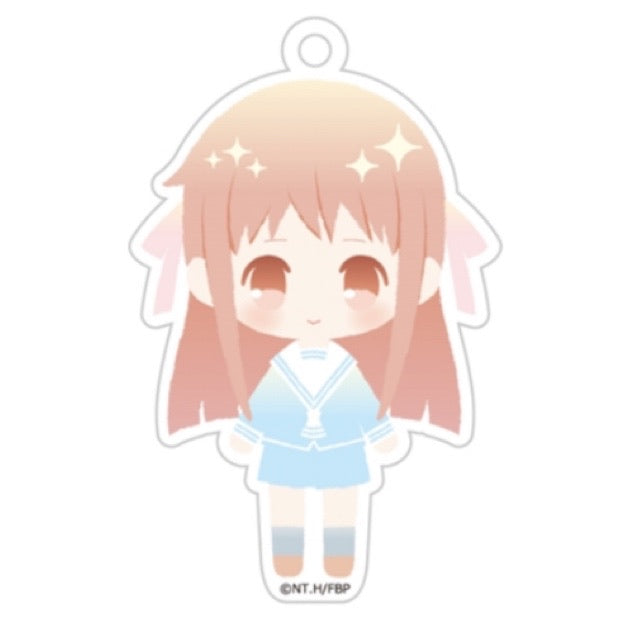 Fruits Basket Pastel Chic Holographic Acrylic Keychain