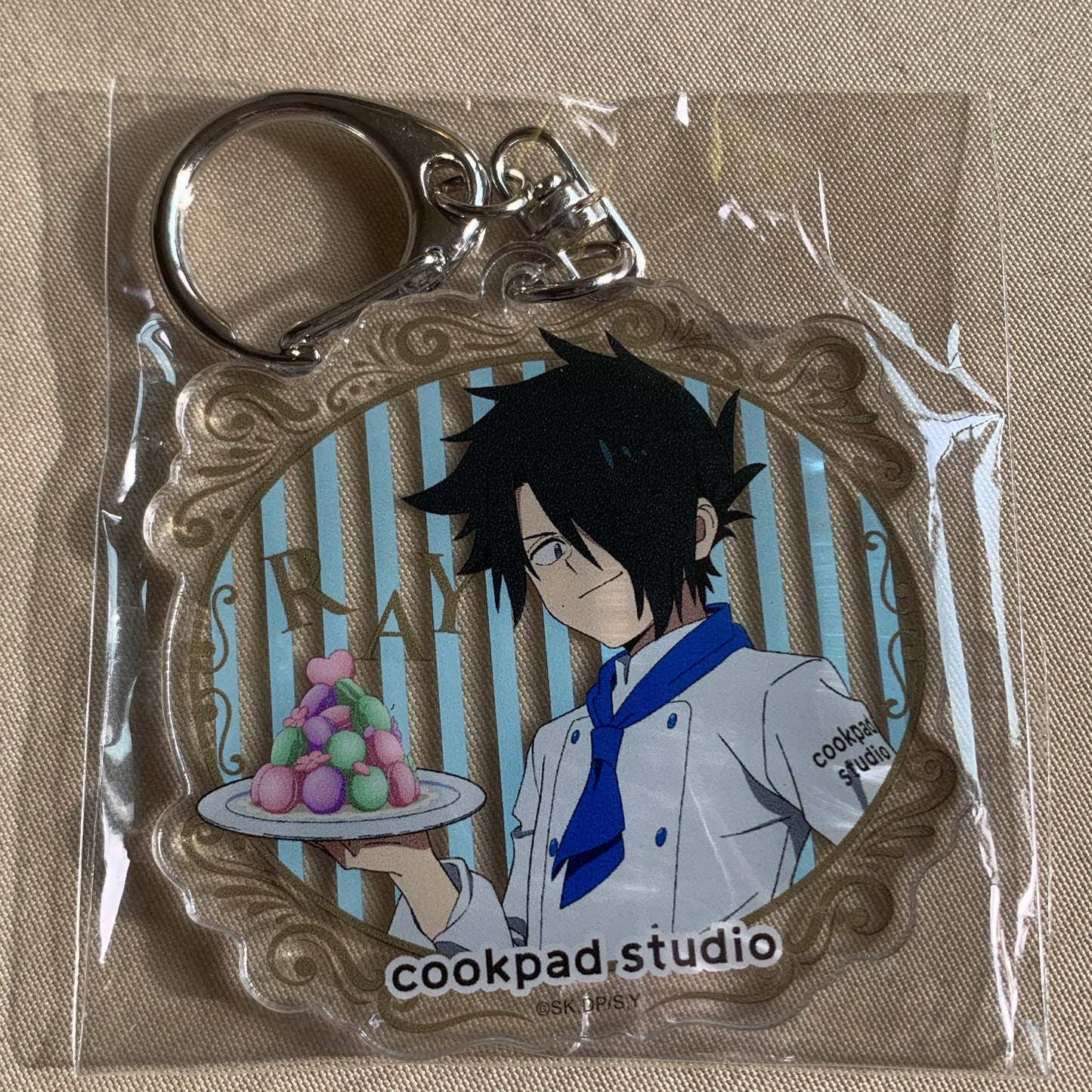 Promised Neverland Cookpad Studio Paradise Festival Acrylic Keychain