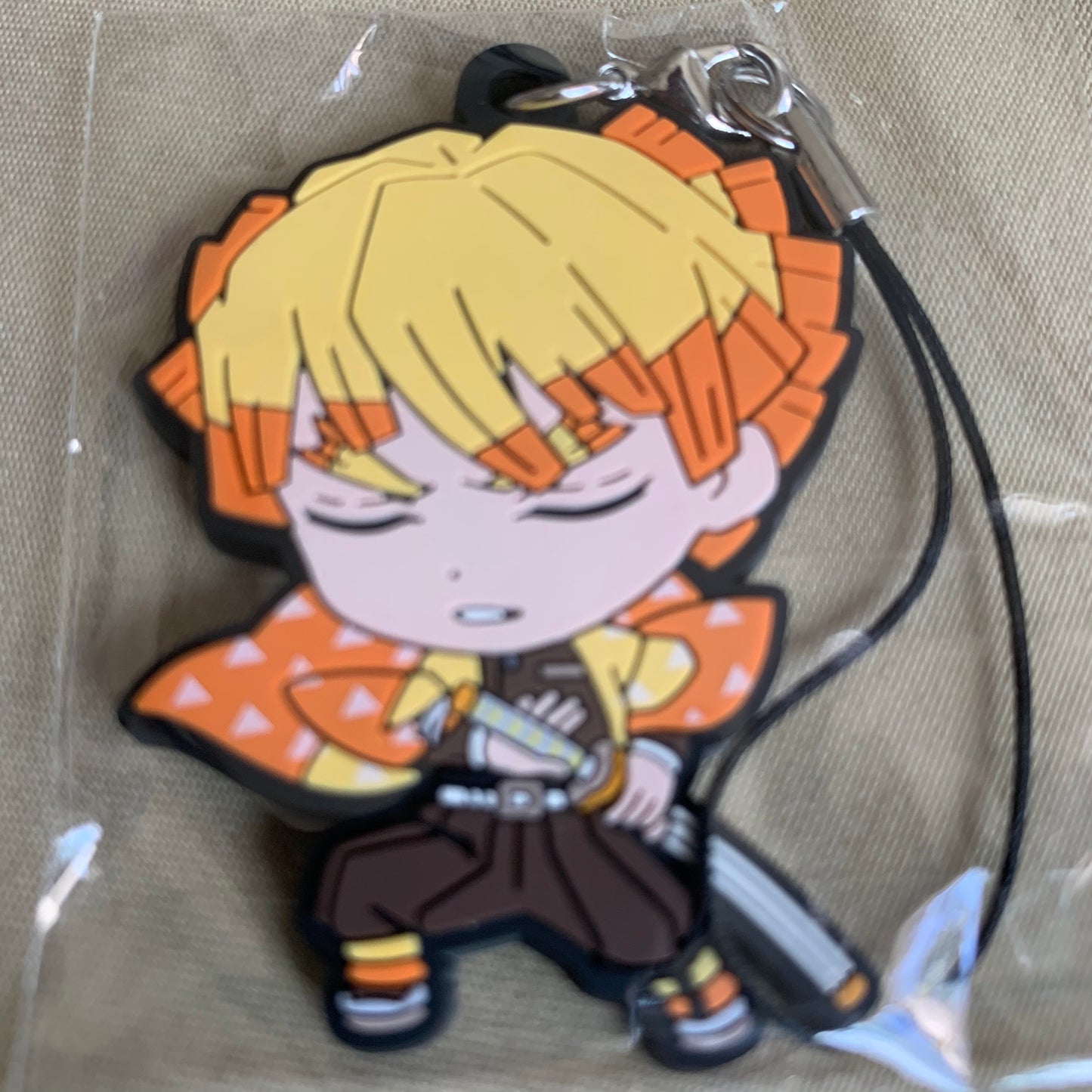 Demon Slayer Action Pose Rubber Charm