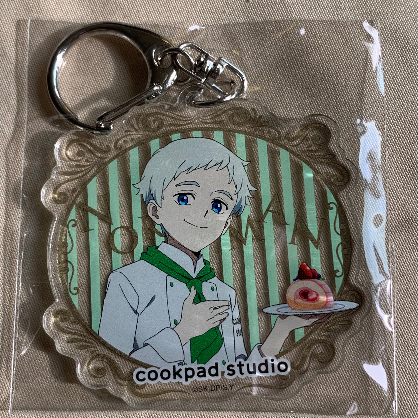 Promised Neverland Cookpad Studio Paradise Festival Acrylic Keychain