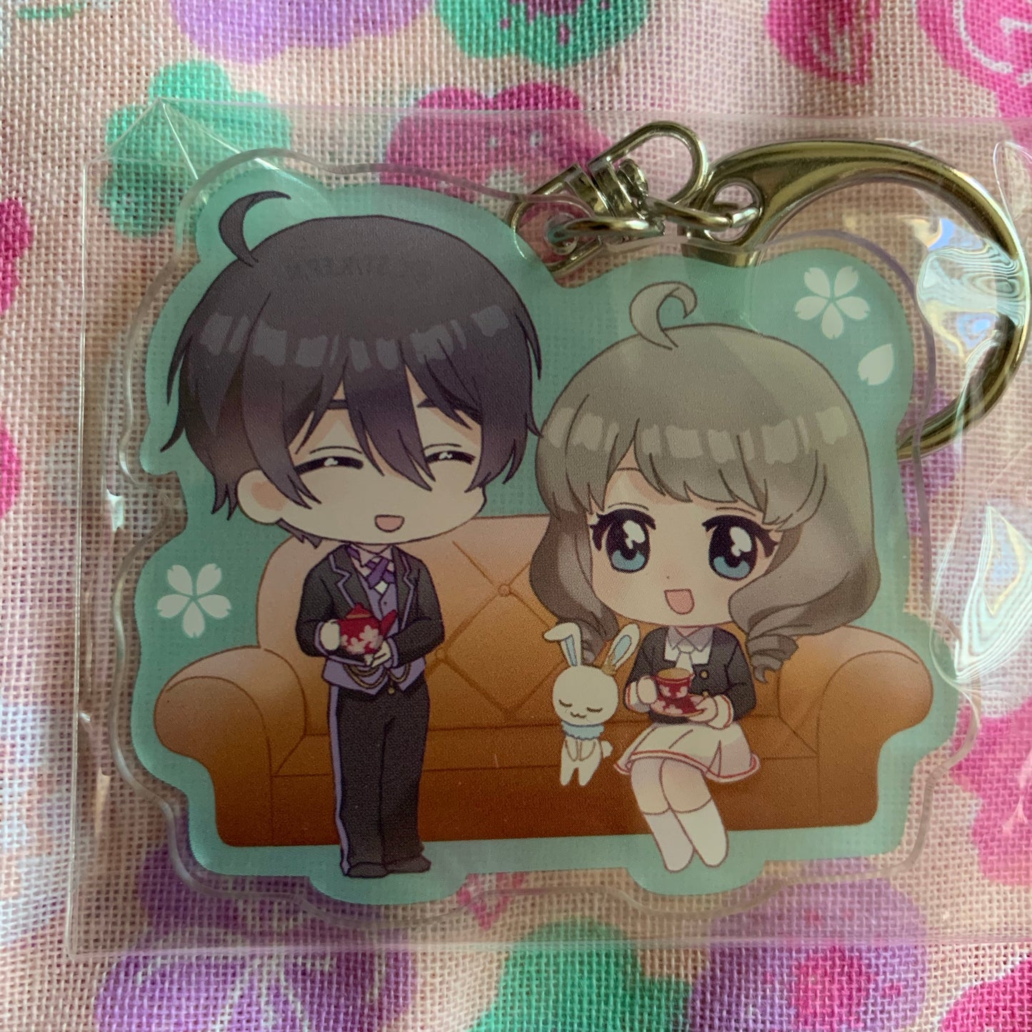 Cardcaptor Sakura Cute Couples Acrylic Keychain