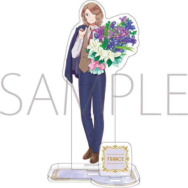 Hetalia World Stars Chara Flor Acrylic Stands