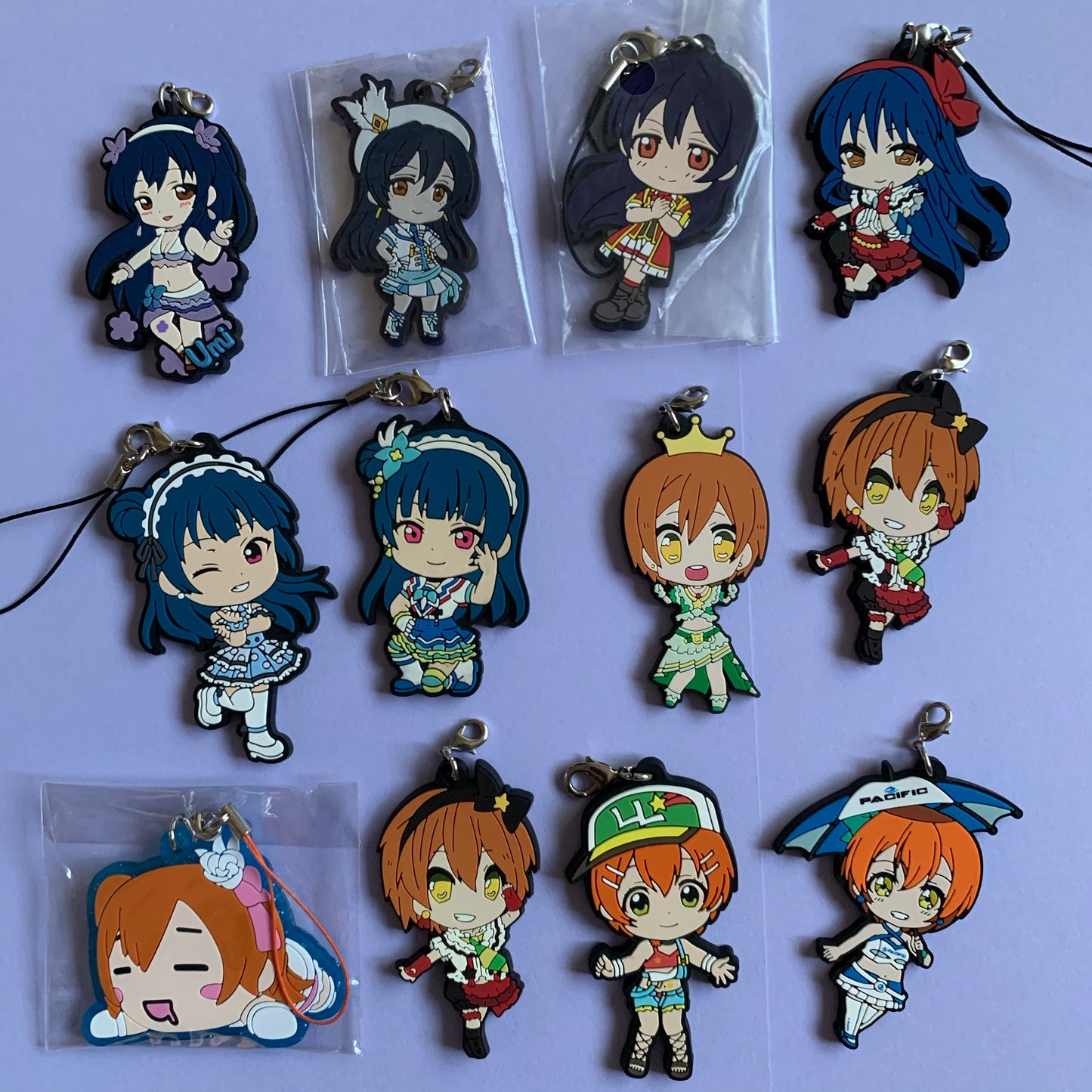 Love Live! Various Rin, Umi, and Yoshiko Rubber Charm