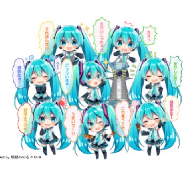 Hatsune Miku X Tsūtenkaku Tower Collab Acrylic Keychain