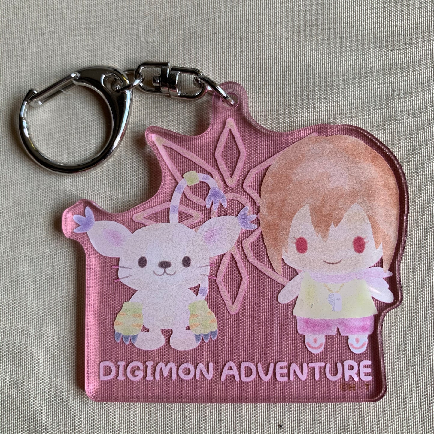 Digimon Adventure X Sanrio Acrylic Keychain