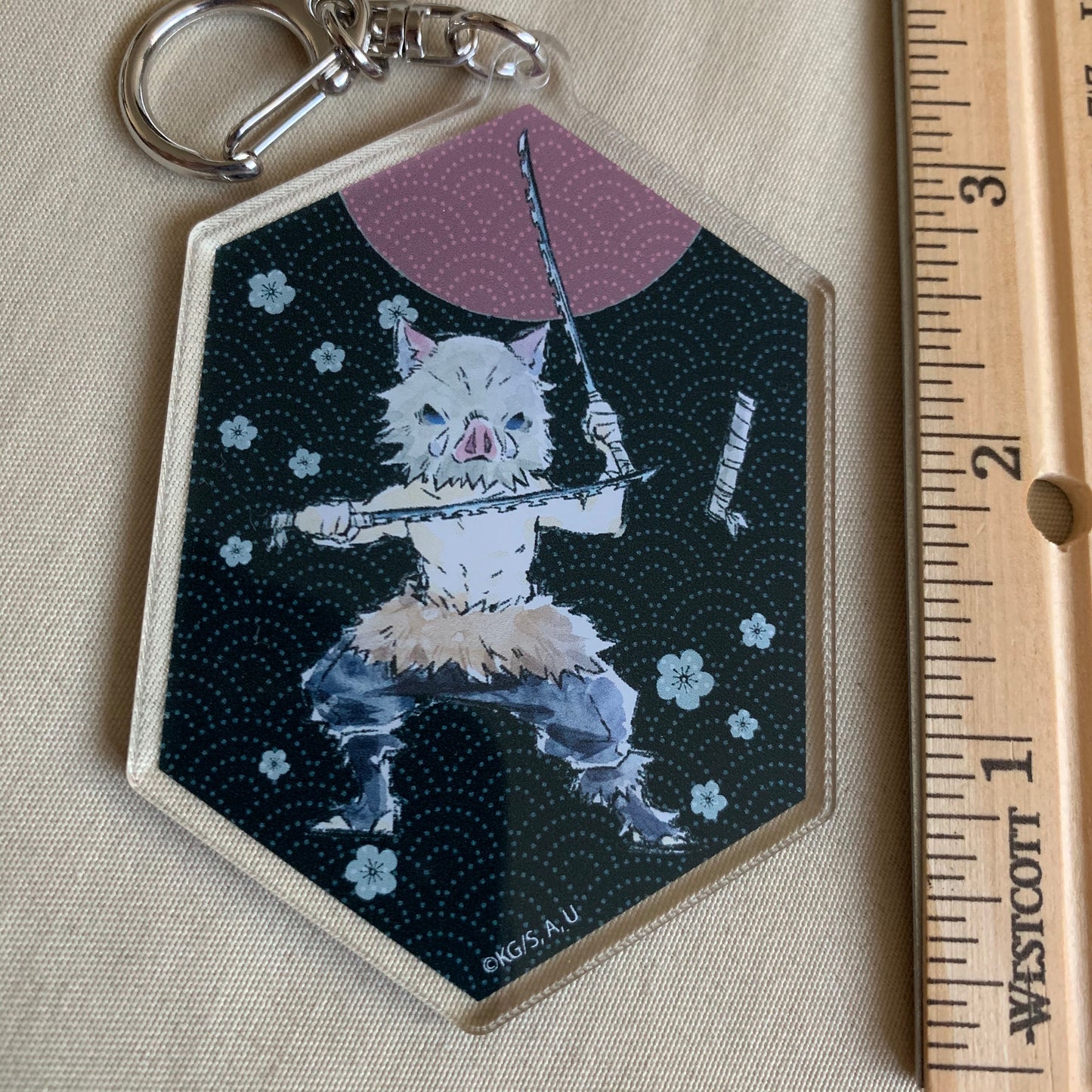 Demon Slayer Graph Art BIG Acrylic Keychain