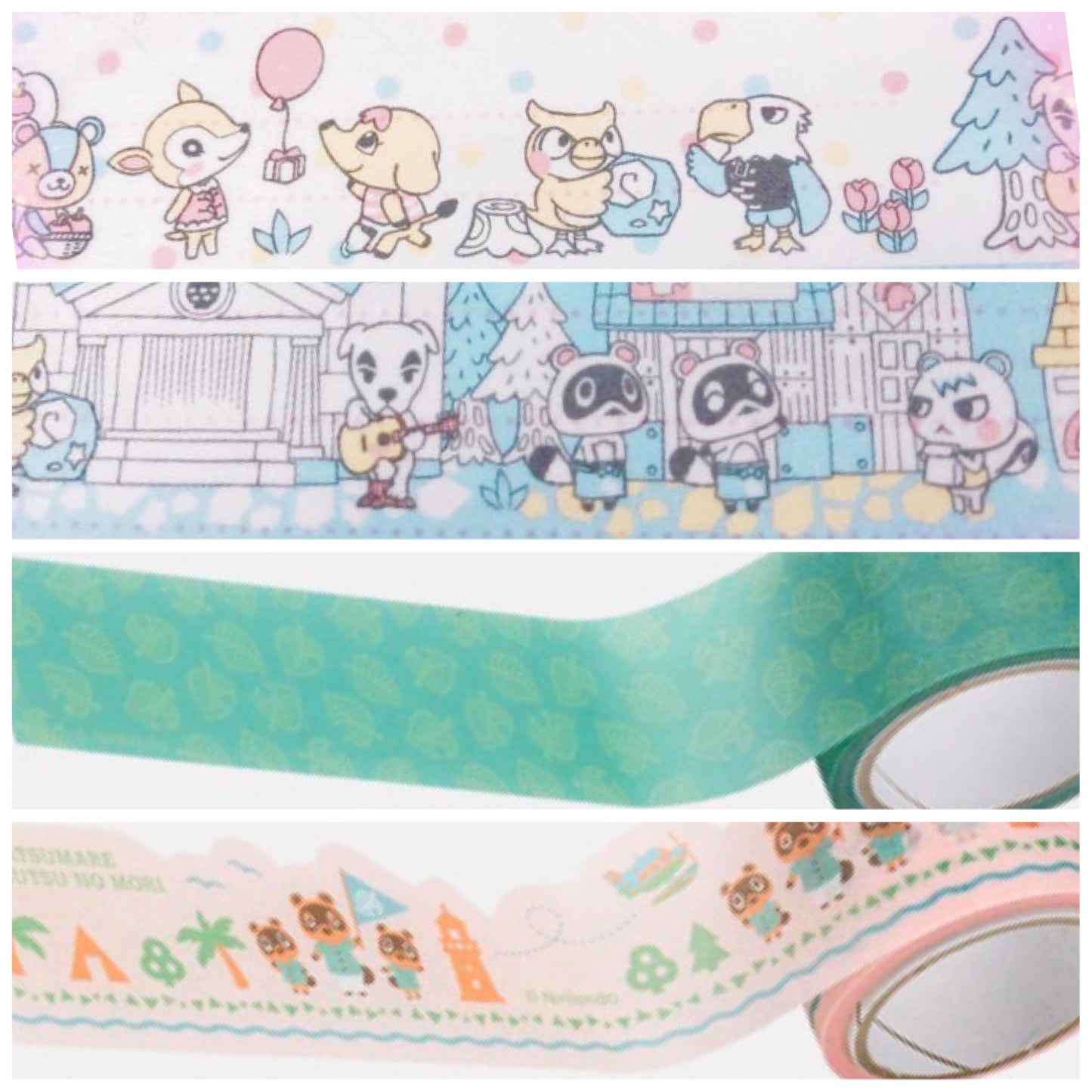 Animal Crossing Dōbutsu No Mori Washi Tape