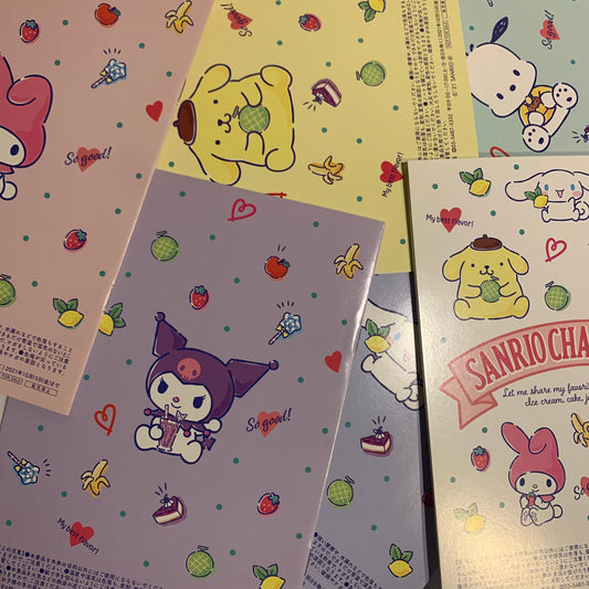 Sanrio Characters Fun Flavors Notebook