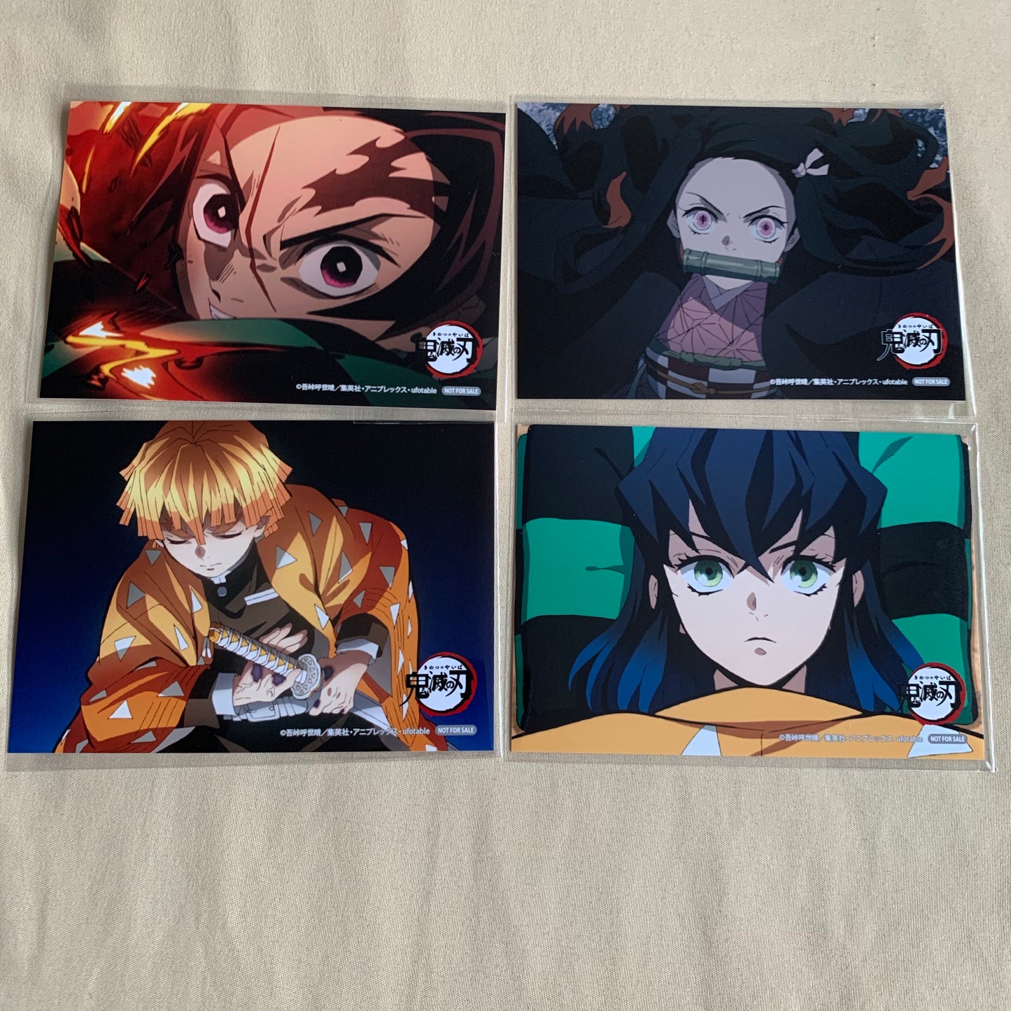 Demon Slayer Cut Scene Postcards