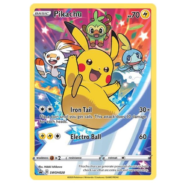 Pokemon TCG Pikachu Sword & Shield PROMO D SWSH020