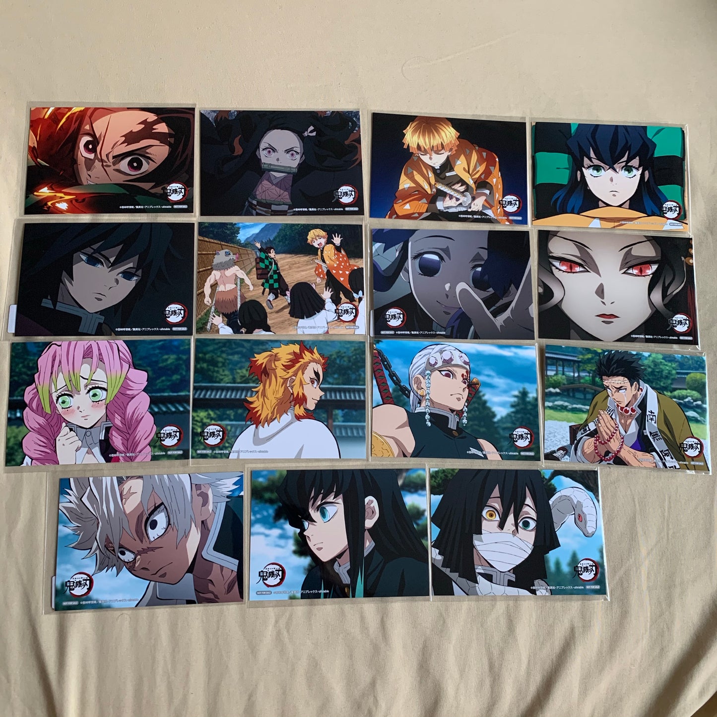 Demon Slayer Cut Scene Postcards