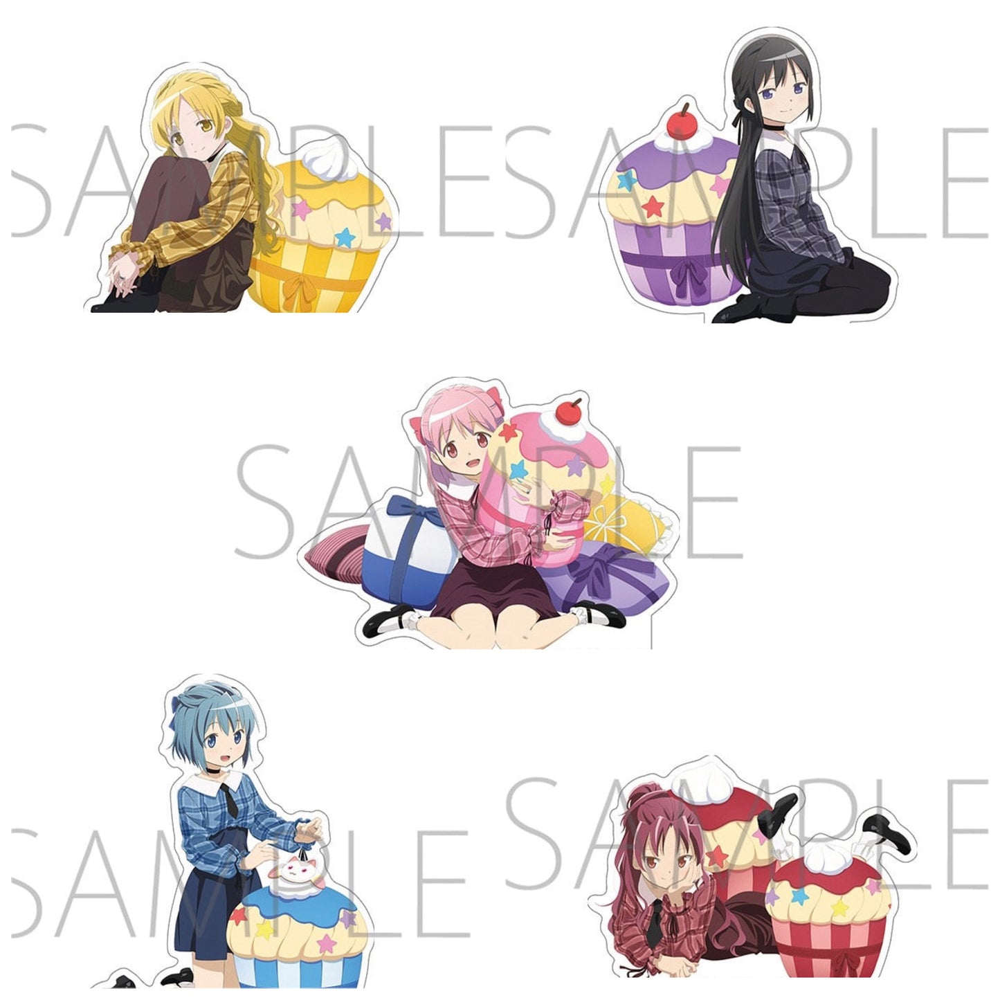 Madoka Magica Sweets Cafe Postcard