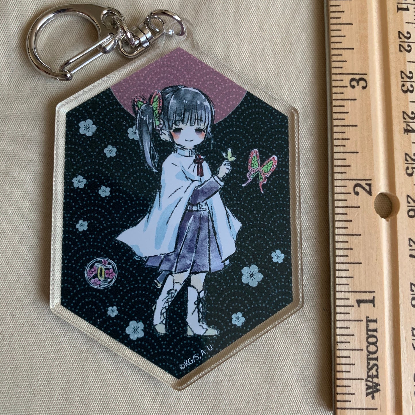 Demon Slayer Graph Art BIG Acrylic Keychain