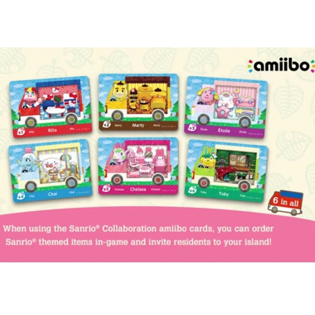 Animal Crossing X Sanrio Amiibo + Cards